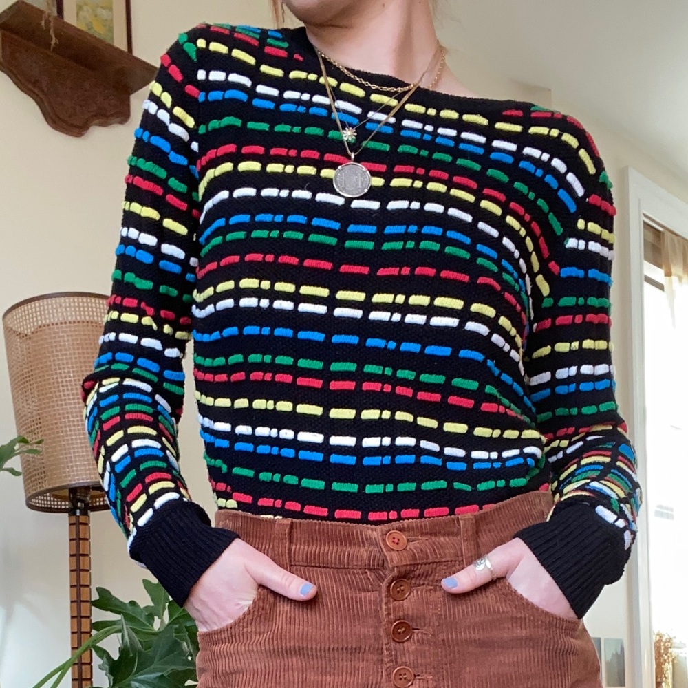 Critical Digital Waffle-Knit Sweater